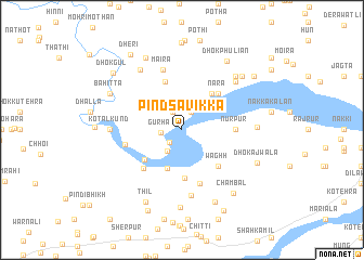 map of Pind Savikka