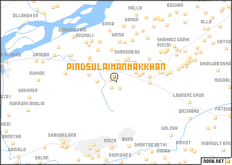 map of Pind Sulaimān Makkhan
