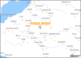 map of Pindulangan