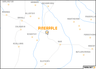 map of Pine Apple