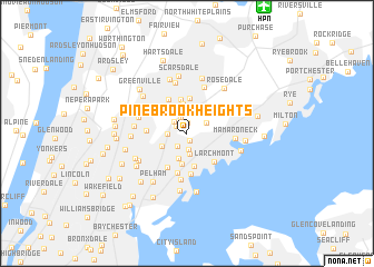 map of Pinebrook Heights