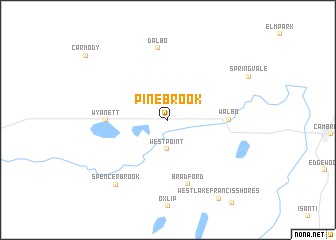 map of Pine Brook