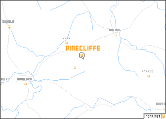 map of Pinecliffe