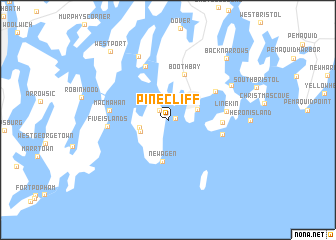 map of Pine Cliff