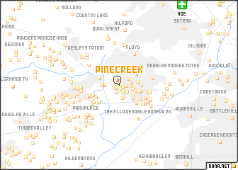 map of Pine Creek