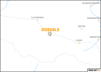 map of Pinedale