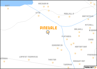 map of Pinedale