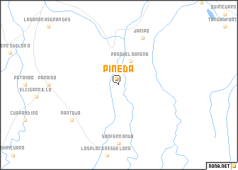 map of Pineda