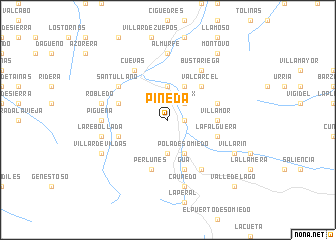 map of Pineda