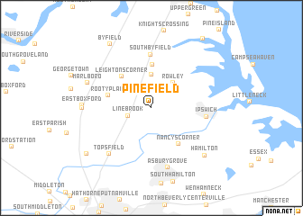 map of Pinefield