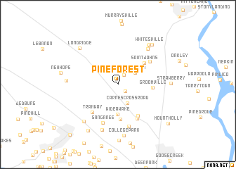 map of Pine Forest