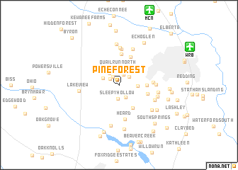 map of Pine Forest