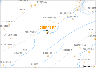 map of Pine Glen