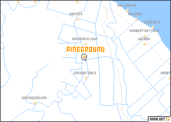 map of Pine Ground