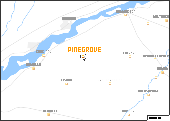 map of Pine Grove