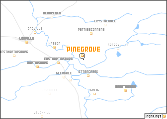 map of Pine Grove