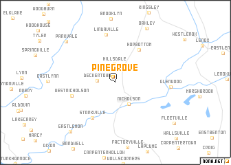 map of Pine Grove