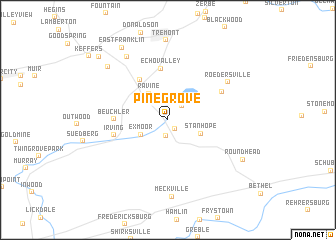 map of Pine Grove