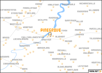 map of Pine Grove