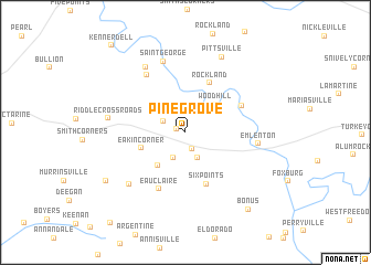 map of Pine Grove