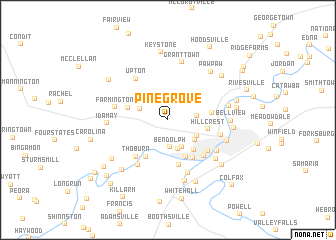 map of Pine Grove