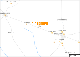 map of Pine Grove