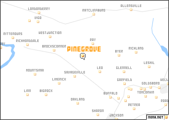 map of Pine Grove