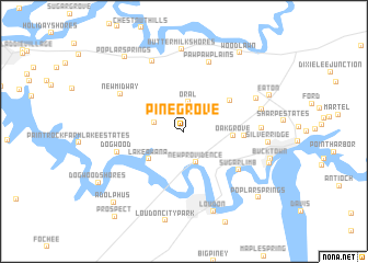 map of Pine Grove