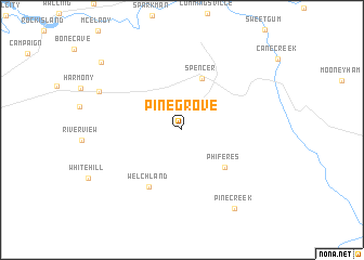 map of Pine Grove