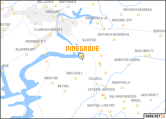 map of Pine Grove