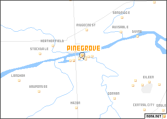 map of Pine Grove