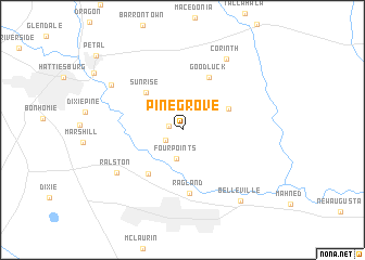 map of Pine Grove