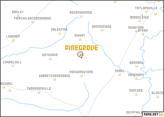 map of Pine Grove