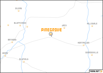 map of Pine Grove