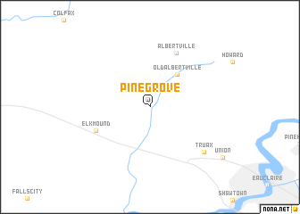 map of Pine Grove