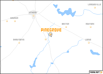 map of Pine Grove