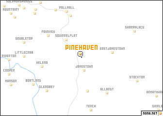 map of Pine Haven