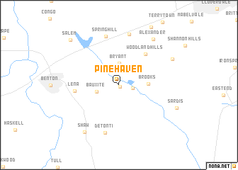 map of Pine Haven