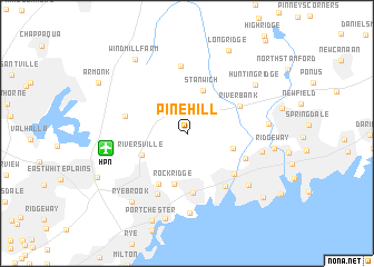 map of Pine Hill