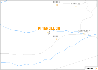 map of Pine Hollow