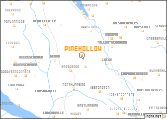 map of Pine Hollow