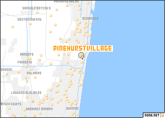 map of Pinehurst Village