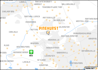 map of Pinehurst