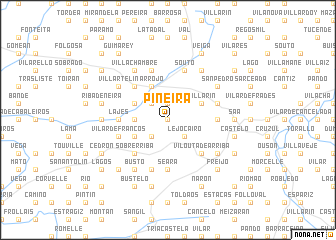 map of Piñeira