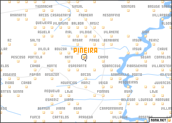 map of Piñeira