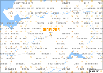 map of Piñeiros