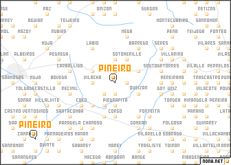 map of Piñeiro