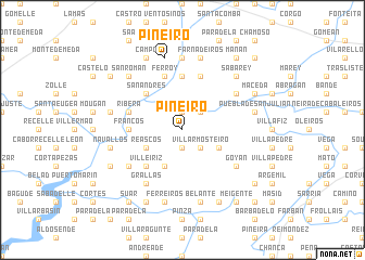 map of Piñeiro