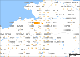 map of Piñeiro