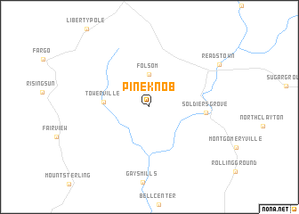 map of Pine Knob